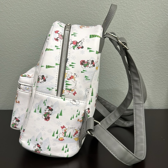 Loungefly Disney Mickey & Friends Snow Day Mini Backpack - Picture 3 of 10